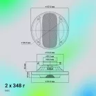 Колонки автомобильные Digma Core 5 60Вт 84дБ 4Ом 13см (5дюйм) (ком.:2кол.) коаксиальные двухполосные