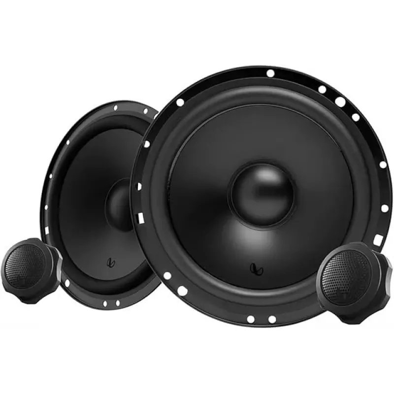 Колонки автомобильные Infinity Alpha 601CF (без решетки) 4Ом 16.5см (6 1/2дюйм) (ком.:4кол.) компонентные двухполосные
