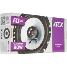 Колонки автомобильные Kicx PD-652 80Вт 92дБ 4Ом 16см (6дюйм) (ком.:2кол.) коаксиальные двухполосные