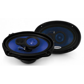 Колонки автомобильные Soundmax SM-CSE693 220Вт 92дБ 4Ом 15x23см (6x9дюйм) (ком.:2кол.) коаксиальные трехполосные