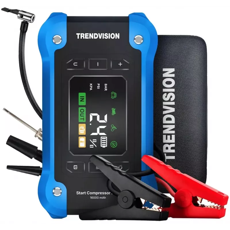 Автомобильный компрессор TrendVision Start Compressor PRO шланг 0.2м
