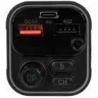 Автомобильный FM-модулятор ACV FMT-130B черный BT USB (40580)
