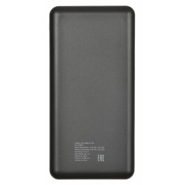 Мобильный аккумулятор Digma Power Delivery DG-20000-PL 20000mAh 3A QC PD 18W 2xUSB черный (DG-20000-PL-BK)