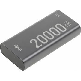 Мобильный аккумулятор Hiper Metal20K 20000mAh 2.4A 2xUSB темно-серый (METAL 20K SPACE GRAY)