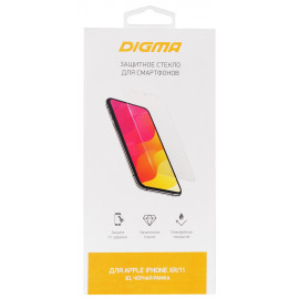 Защитное стекло для экрана Digma 3D для Apple iPhone XR/11 3D 1шт. (DGG3AP11XA)
