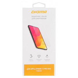 Защитное стекло для экрана Digma для Apple iPhone 12 Pro Max прозрачная 1шт. (DGG1AP12PM)