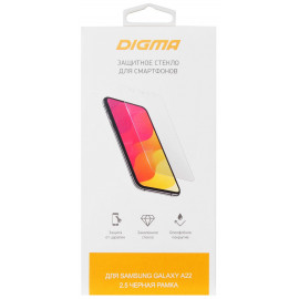 Защитное стекло для экрана Digma 2.5D для Samsung Galaxy A22 2.5D 1шт. (DGG2SAA22A)