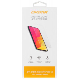 Защитное стекло для экрана Digma 2.5D для Xiaomi Redmi 9/9T/Poco M3 2.5D 1шт. (DGG2XPM3AA)