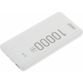 Мобильный аккумулятор Hiper MX Pro 10000 10000mAh QC PD 3A белый (MX PRO 10000 WHITE)