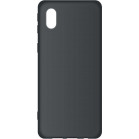 Чехол (клип-кейс) BoraSCO для Samsung Galaxy A01 Core Silicone Case черный (матовый) (39204)