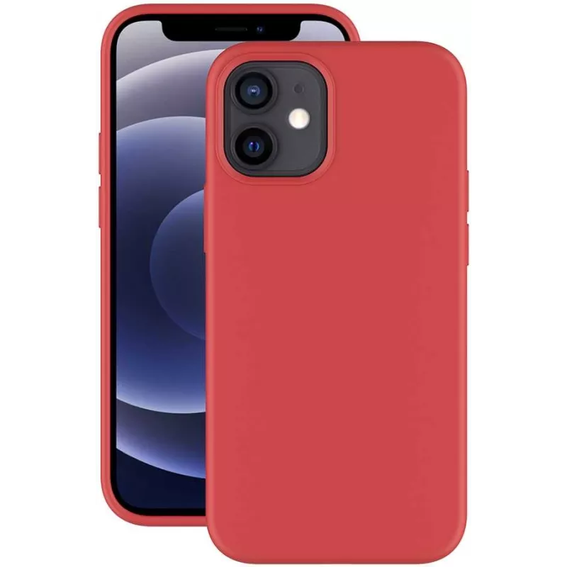 Чехол (клип-кейс) Deppa для Apple iPhone 12 mini Gel Color красный (87761)