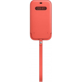 Чехол (футляр) Apple для Apple iPhone 12 Pro Max Leather Sleeve with MagSafe розовый цитрус (MHYF3ZE/A)