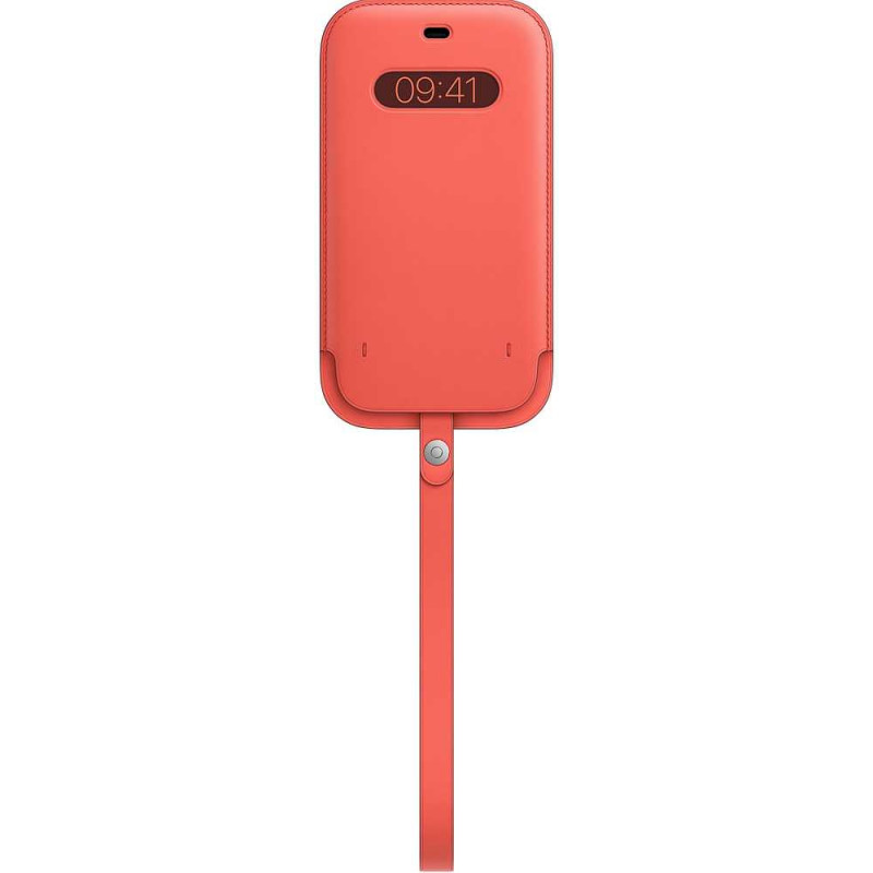 Чехол (футляр) Apple для Apple iPhone 12 Pro Max Leather Sleeve with MagSafe розовый цитрус (MHYF3ZE/A)