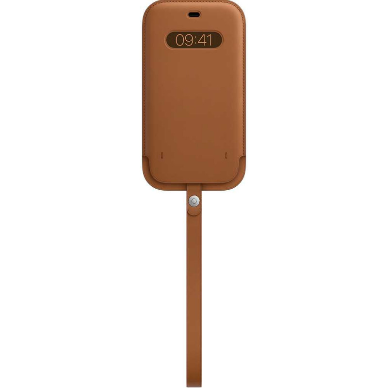 Чехол (футляр) Apple для Apple iPhone 12 Pro Max Leather Sleeve with MagSafe золотисто-коричневый (MHYG3ZE/A)