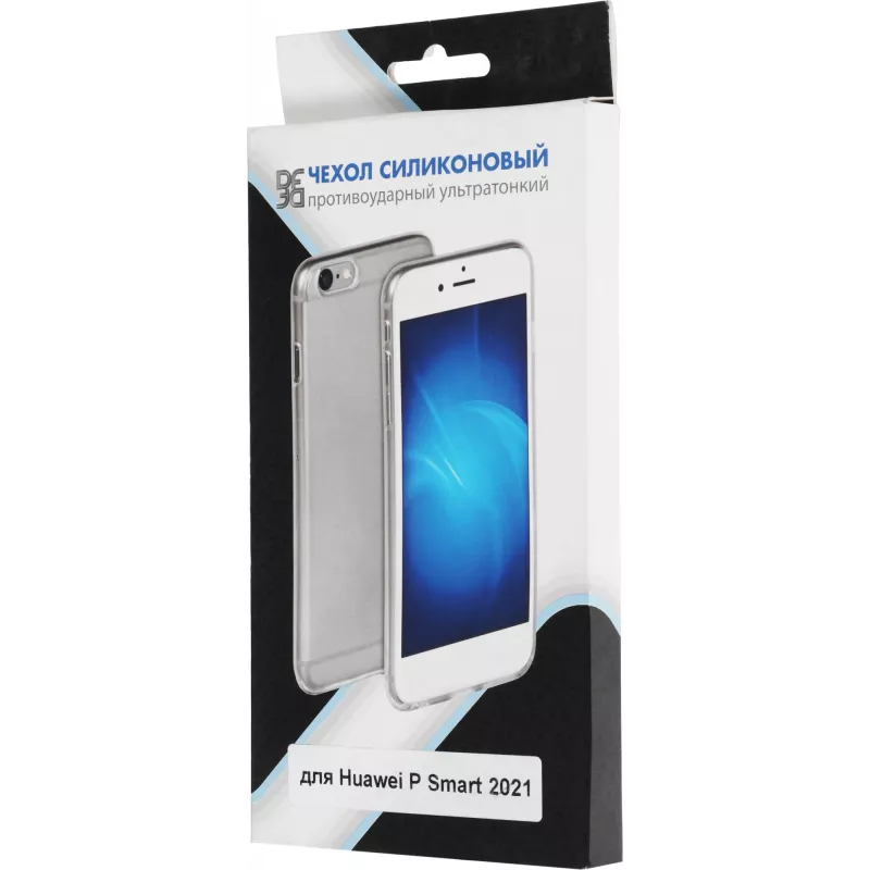 Чехол (клип-кейс) DF для Huawei P Smart (2021) hwCase-98 прозрачный (DF HWCASE-98)