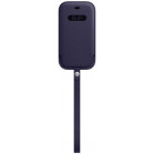 Чехол (футляр) Apple для Apple iPhone 12 mini Leather Sleeve with MagSafe темно-фиолетовый (MK093ZE/A)