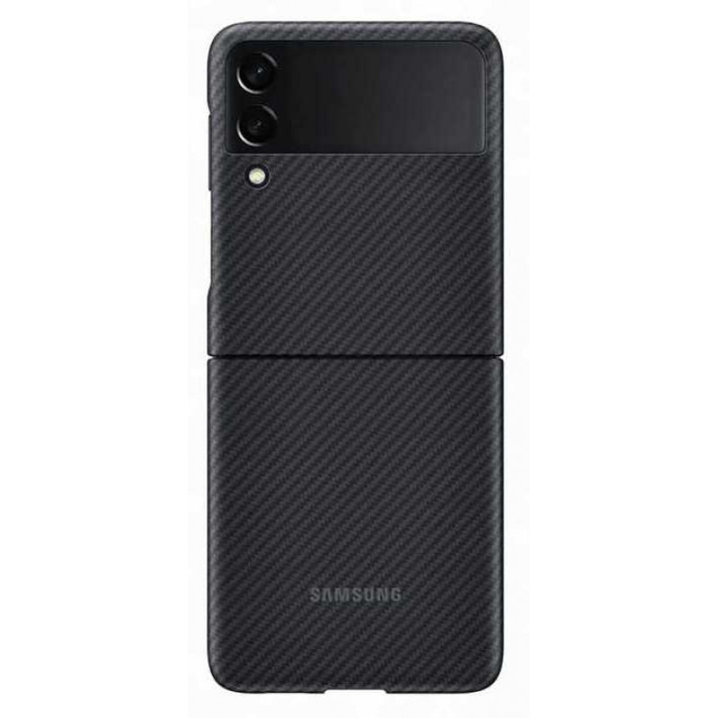 Чехол (клип-кейс) Samsung для Samsung Galaxy Z Flip3 Aramid Cover черный (EF-XF711SBEGRU)