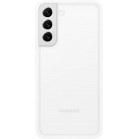 Чехол (клип-кейс) Samsung для Samsung Galaxy S22+ Frame Cover белый/прозрачный (EF-MS906CWEGRU)