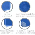 Чехол (клип-кейс) DF для Samsung Galaxy A03 Core sOriginal-33 синий