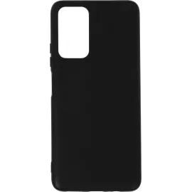 Чехол (клип-кейс) BoraSCO для Xiaomi Poco M4 Pro Silicone Case черный (матовый) (70106)