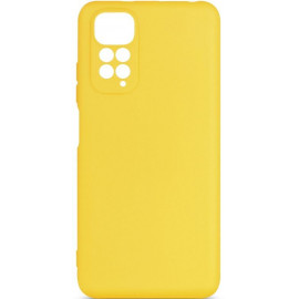 Чехол (клип-кейс) DF для Xiaomi Redmi Note 11/11s xiCase-61 желтый (XICASE-61 (YELLOW))