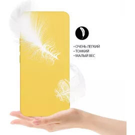 Чехол (клип-кейс) DF для Honor X8 hwCase-106 желтый (HWCASE-106 (YELLOW))