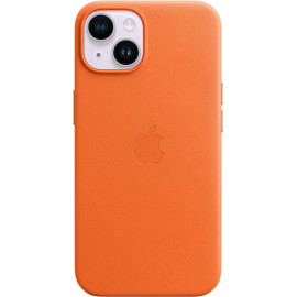 Чехол (клип-кейс) Apple для Apple iPhone 14 Leather Case with MagSafe A2906 оранжевый (MPP83ZM/A)