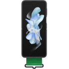 Чехол (клип-кейс) Samsung для Samsung Galaxy Z Flip4 Silicone Cover with Strap Z Flip4 черный (EF-GF721TBEGRU)