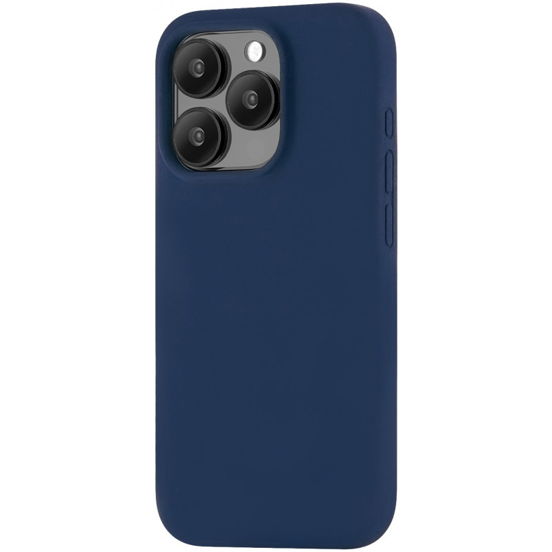 Чехол (клип-кейс) uBear для Apple iPhone 15 Pro Touch Mag Case with MagSafe темно-синий (CS264DB61PTH-I23M)