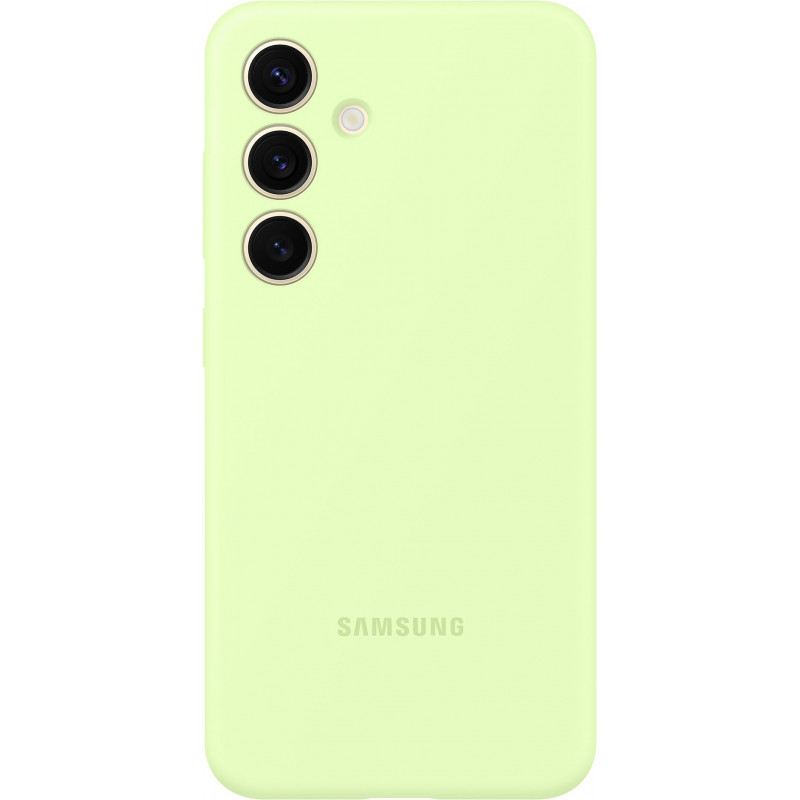 Чехол (клип-кейс) Samsung для Samsung Galaxy S24+ Silicone Case Silicone Case S24+ лайм (EF-PS926TGEGRU)