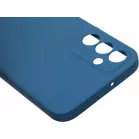 Чехол (клип-кейс) BoraSCO для Samsung Galaxy A15 Microfiber Case синий (72893)