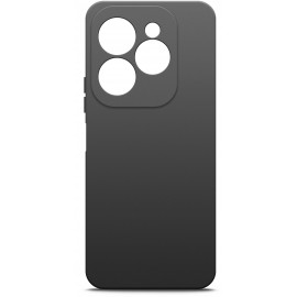 Чехол (клип-кейс) BoraSCO для Infinix Hot 40i/Smart 8/Smart 8 Plus Silicone Case черный (72733)
