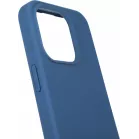 Чехол (клип-кейс) Deppa для Apple iPhone 15 Pro Liquid Silicone синий