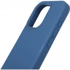 Чехол (клип-кейс) Deppa для Apple iPhone 15 Pro Liquid Silicone синий