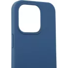 Чехол (клип-кейс) Deppa для Apple iPhone 15 Pro Liquid Silicone синий