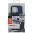 Чехол (клип-кейс) Deppa для Apple iPhone 15 Pro Liquid Silicone синий