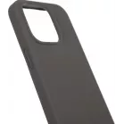 Чехол (клип-кейс) Deppa для Apple iPhone 15 Pro Liquid Silicone with MagSafe серый