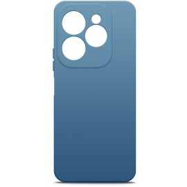 Чехол (клип-кейс) BoraSCO для Infinix Hot 40i/Smart 8/8 Plus/8 Pro Silicone Case синий (72661)