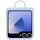 Чехол (клип-кейс) Samsung для Samsung Galaxy Z Flip6 Silicone Case Silicone Case Flip 6 (F741) голубой (EF-PF741TLEGRU)