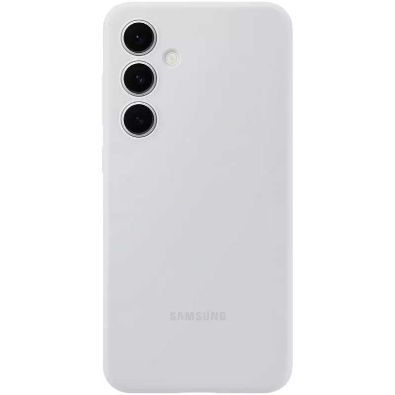 Чехол (клип-кейс) Samsung для Samsung Galaxy S24 FE Silicone Case S24FE серый (EF-PS721CJEGRU)