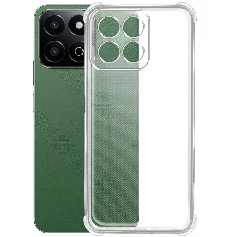 Чехол (клип-кейс) BoraSCO для Honor X7c Bumper Case прозрачный (73872)