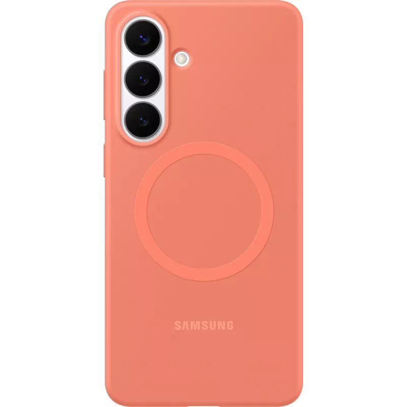 Чехол (клип-кейс) Samsung для Samsung Galaxy S26+ Silicone Magnet Case with MagSafe коралловый (EF-ES947COEGRU)