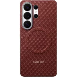 Чехол (клип-кейс) Samsung для Samsung Galaxy S26 Ultra Carbon Magnet Case with MagSafe коралловый (EF-KS948SREGRU)