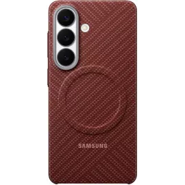 Чехол (клип-кейс) Samsung для Samsung Galaxy S26 Carbon Magnet Case with MagSafe коралловый (EF-KS942SREGRU)