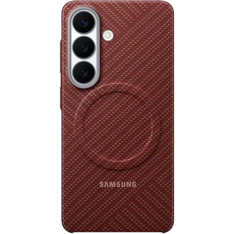 Чехол (клип-кейс) Samsung для Samsung Galaxy S26 Carbon Magnet Case with MagSafe коралловый (EF-KS942SREGRU)