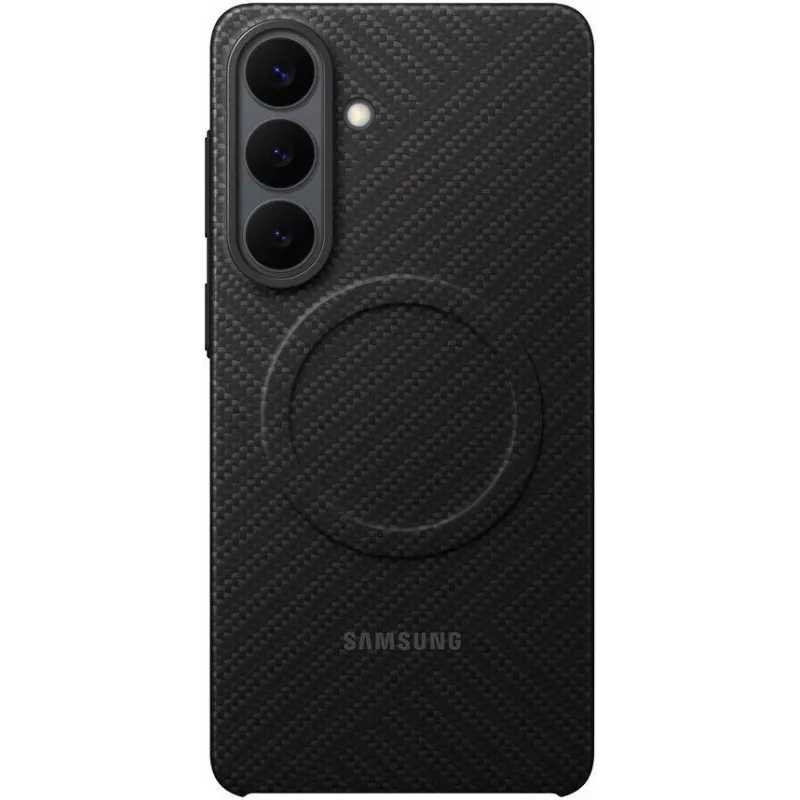 Чехол (клип-кейс) Samsung для Samsung Galaxy S26+ Carbon Magnet Case with MagSafe черный (EF-KS947SNEGRU)