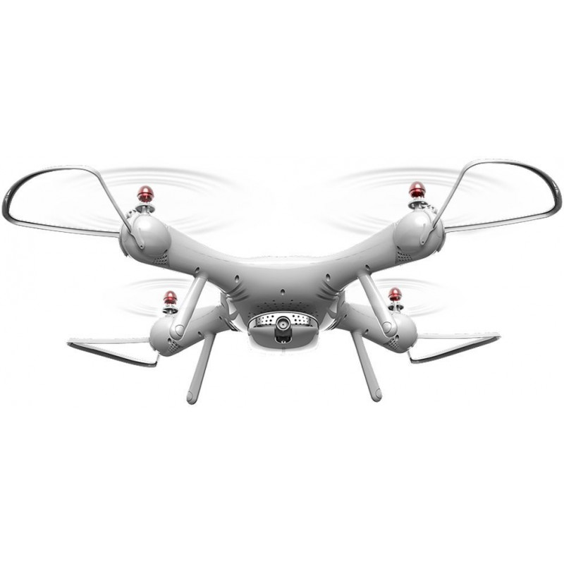 Квадрокоптер Syma X25 pro 0.3Mpix WiFi GPS ПДУ белый
