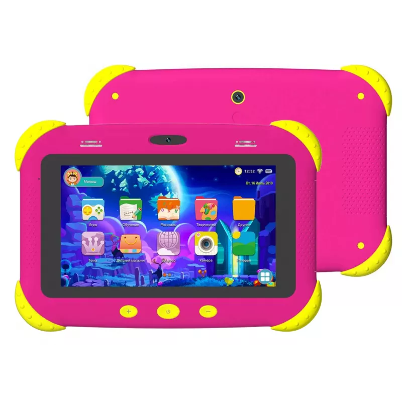 Планшет Digma CITI Kids MT8321 (1.3) 4C RAM2Gb ROM32Gb 7" IPS 1024x600 1Sim Android 9.0 розовый 2Mpix 0.3Mpix BT WiFi Touch microSDHC 64Gb minUSB 2800mAh