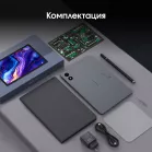 Планшет Digma Pro Zoom II T615 (1.8) 8C RAM8Gb ROM256Gb 10.1" IPS 1920x1200 4G Android 15 темно-серый 13Mpix 5Mpix BT WiFi microSD 1Tb 7000mAh 24hr 298hrs