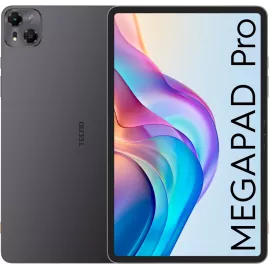 Планшет Tecno MegaPad Pro T1201 G100 (2.2) 8C RAM8Gb ROM256Gb 12" IPS 2000x1200 4G Android 15 серый 13Mpix 5Mpix BT WiFi microSD 512Gb GPRS EDGE 10000mAh 8hr